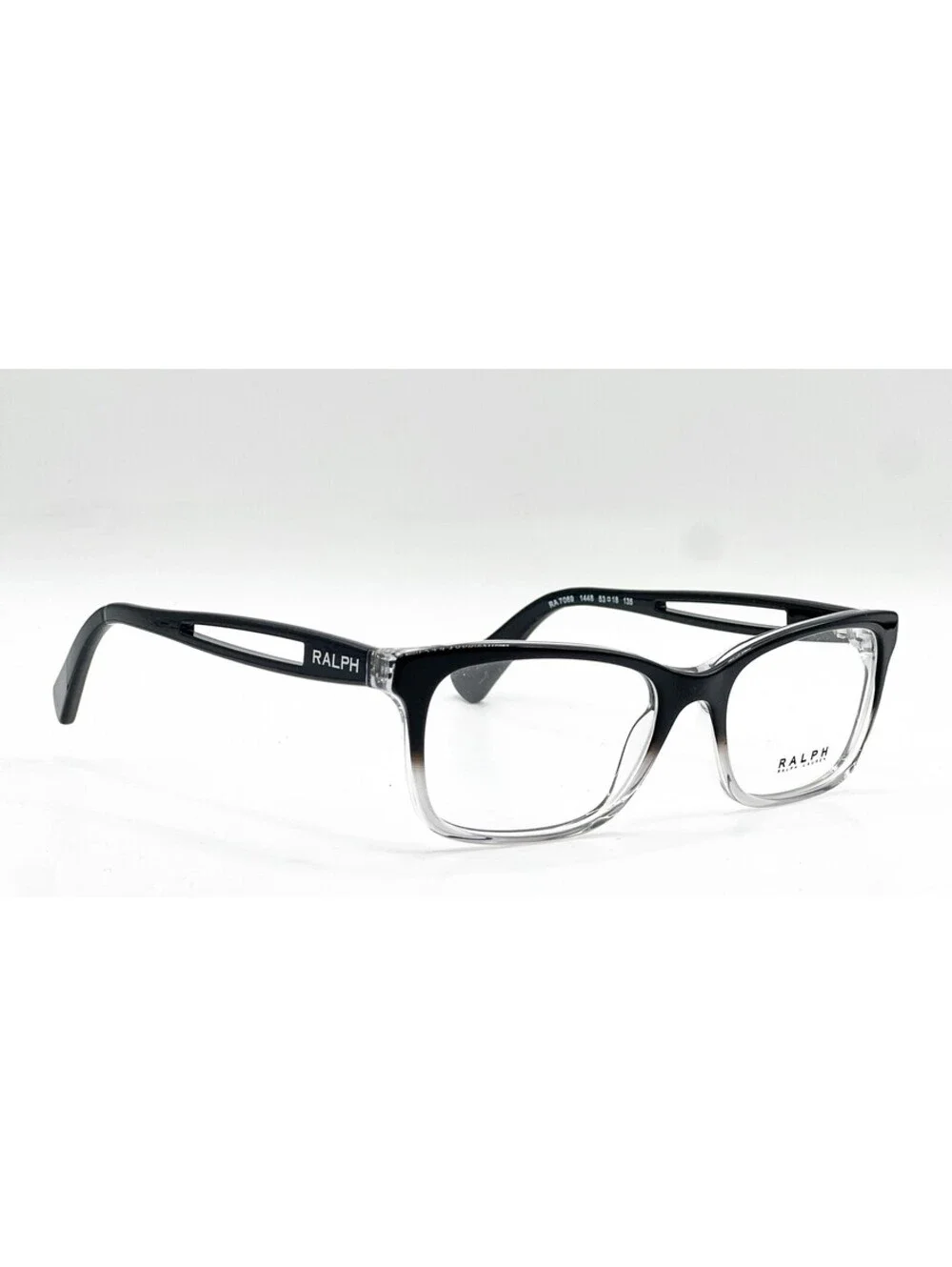 Ralph Lauren RA7069 1448 Black Rectangle Authentic Eyeglass Frames 53-18-135